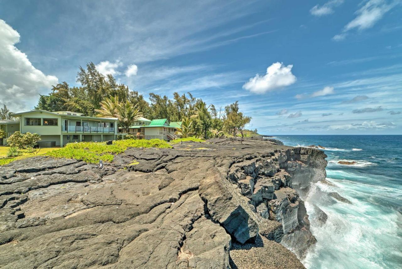Direct Oceanfront, Big Island Home ケアアウ エクステリア 写真