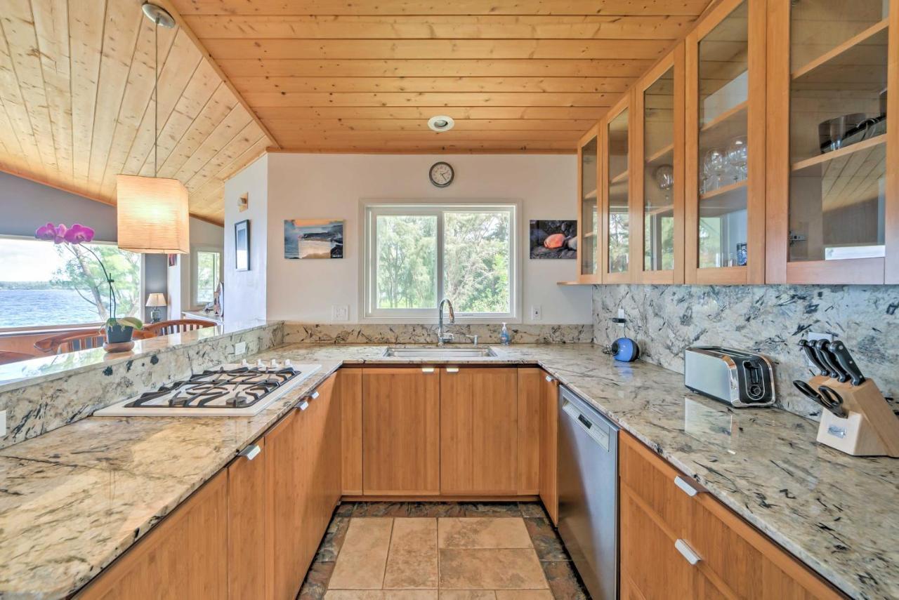 Direct Oceanfront, Big Island Home ケアアウ エクステリア 写真